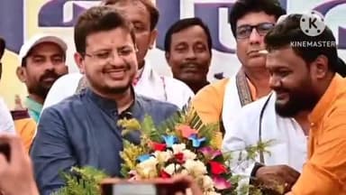 ইন্দাস: ইন্দাসে তৃণমূলের বিজয়া সম্মিলনী অনুষ্ঠানকে কেন্দ্র করে উপস্থিত রাজ্য তৃণমূলের শ্রমিক সংগঠনের সভাপতি ঋতব্রত ব্যানার্জি