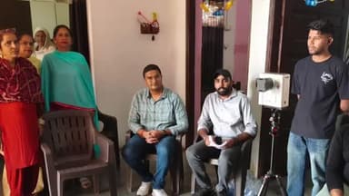 छछरौली: छछरौली में टीबी खोज अभियान में 35 लोगों का एक्स-रे और 27 के बलगम सैंपल लिए गए