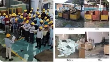 #स्वच्छताअभियान2025 के अंतर्गत बरेका कारखाना परिसर में सी एम टी लैब एवं टूल रूम में उपस्थित सभी कर्मचारियों को स्वच्छता शपथ दिलाई गई।उसके बाद गहन स्वच्छता अभियान चलाया गया। 
#SwachhtaAbhiyan2025 @railminindia  #SpecialCampaign5