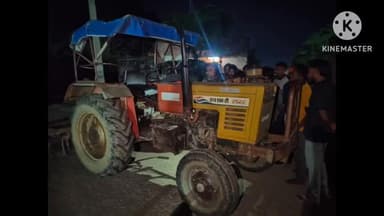 पदमा: मासीपीढी में ट्रैक्टर और बाइक की टक्कर, एक की मौत