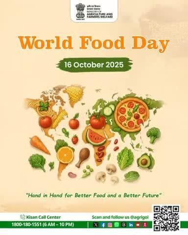 This #WorldFoodDay, let’s work together for better food, good health & a nourished, sustainable future for all.