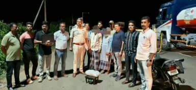 ನ್ಯಾಮತಿ: ಮಾಚಗೊಂಡನಹಳ್ಳಿ ಗ್ರಾಮದ ಬಳಿ ಗಾಂಜಾ ಸೊಪ್ಪು ಸಾಗಾಟ; ಇಬ್ಬರ ಬಂಧನ