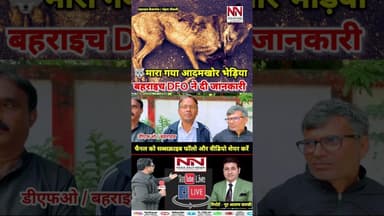 भेड़िया के आतंक का अंत बहराइच में आदमखोर भेड़िया मारा गया | #bhediya #shorts #viral #up