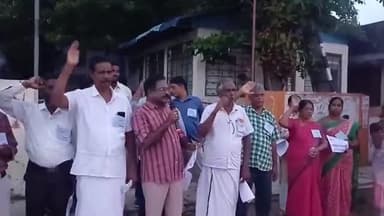 வேதாரண்யம்: பேருந்து நிலையம் எதிரே பழைய ஓய்வூதிய திட்டத்தை உடனே செயல்படுத்த வேண்டும் உள்ளிட்ட  பல்வேறு கோரிக்கைகளை வலியுறுத்தி ஜாக்டோ ஜியோ கண்டன ஆர்ப்