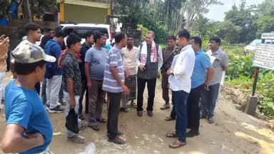 করিমগঞ্জ: সিঙ্গারিয়া ও ইলাশপুর জিপিতে ২ টি রাস্তার উদ্বোধন করলেন দক্ষিণ করিমগঞ্জের বিধায়ক