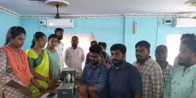 పెడన: పెడనలో ధాన్యం కొనుగోలు కేంద్రాలపై సిబ్బందికి శిక్షణ