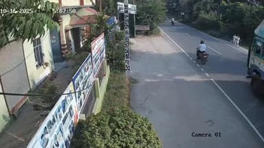 *डींगरपुर-कुंदरकी रोड पर दर्दनाक हादसा— प्राइमरी स्कूल शिक्षक को ट्रक ने कुचला, मौके पर मौत, घटना सीसीटीवी में कैद*