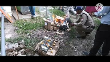 धारचूला: बलवुकोट थाना पुलिस ने आबकारी अधिनियम एवं जुआ एक्ट से संबंधित माल किया नष्ट