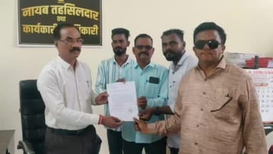 अहेरी: जन्म प्रमाणपत्रासाठी जाहिरात अट रद्द करा उपसरपंच संजय अलोणे यांची तहसीलदारांना निवेदनातून मागणी