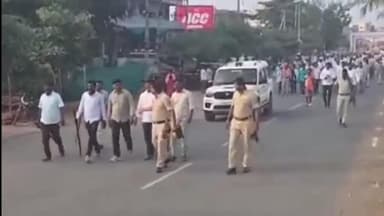 ಸಿಂದಗಿ: ಪಟ್ಟಣದಲ್ಲಿ ಆರ್ಎಸ್ ಎಸ್ ಸಂಘಟನೆಯ ಶತಾಬ್ದಿ ಆಕರ್ಷಕ ಪಥ ಸಂಚಲನ ಜರಗಿತು