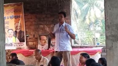 ময়ূরেশ্বর ২: লোকপাড়ায় বিজয়া সম্মেলনিতে নির্বাচনের বার্তা জেলা BJP নেতৃত্বের