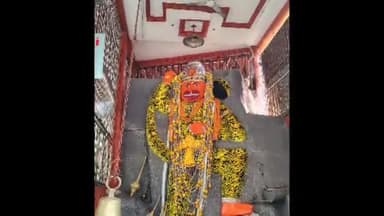 જાંબુઘોડા: જાંબુઘોડા અભ્યારણમાં આવેલ ઝંડ હનુમાન મંદિર ખાતે શનિવાર અને ધનતેરસની લઇને દાદાના ભક્તો દર્શનાર્થે ઉમટ્યા