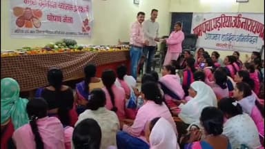 नारायणगंज: मोटे अनाजों के व्यंजनों की प्रदर्शनी आयोजित, नारायणगंज जनपद उपाध्यक्ष ने चखे व्यंजन