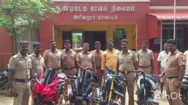 ஆண்டிமடம்: ஆண்டிமடம் அருகே சாலையில் சாகசத்தில் ஈடுபட்ட 8 இளைஞர்கள் மீது வழக்கு பதிவு- வாகனங்கள் பறிமுதல்