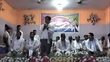 মাথাভাঙা ১: মাথাভাঙ্গা হাজরাহাট হাই স্কুল মাঠে তৃণমূল এক বি ব্লকের পক্ষ থেকে বিজয়া সম্মেলনী অনুষ্ঠিত হলো