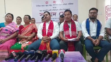 দুধনৈ: দুধনৈ আৰছুৰ মুখ্য কাৰ্যালয়ত ৰাভা জাতীয় সংগঠনৰ সংবাদ মেলত চৰকাৰৰ বিৰুদ্ধে জাঙুৰ খাই উঠে