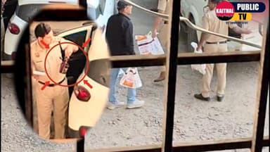 पुलिस कर्मचारियों का शराब बांटते वीडियो वायरल, SHO को किया सस्पेंड #viral #charkhidadrinews #police