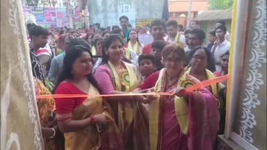 গলসি ২: লোকসংস্কৃতি আর ঐতিহ্যের মেলবন্ধনে সাজলো গলসির উত্তরণ সংঘের ৫২ তম শ্যামা পূজা