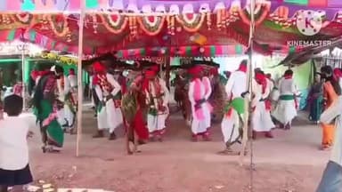 జన్నారం: గోండిగూడలో ఘనంగా జరుగుతున్న దండారి ఉత్సవాలు