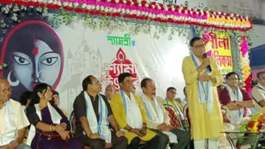 হাঁসখালি: রবিবার নদীয়ার হাঁসখালীর বগুলায় শ্যামাশ্রী কালীপূজার শুভ উদ্বোধনে রাজ্যের মন্ত্রী উজ্জ্বল বিশ্বাস