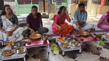 સંખેડા: ભાટપુર ગામે નર્મદા માતાના મંદિરે છેલ્લા 130 વર્ષથી નવચંડી યજ્ઞનું આયોજન કરાય છે,  પ્રમુખે યજમાન તરીકે ભાગ લીધો.