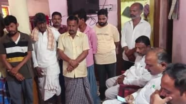 ತಾಳಿಕೋಟಿ: ಪಟ್ಟಣದ ಡೋಣಿ ನದಿಯಲ್ಲಿ ಕೊಚ್ಚಿ ಹೋದ ಯುವಕ ಸಂತೋಷ್ ಕುಟುಂಬಕ್ಕೆ ಭೇಟಿಯಾದ ಶಾಸಕ ರಾಜುಗೌಡ ಪಾಟೀಲ್ ಸಾಂತ್ವನ