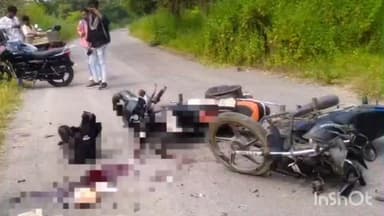 पोड़ी उपरोड़ा: तेज रफ्तार दो बाइकों की भिड़ंत में तीन लोग घायल, एक को जिला अस्पताल किया गया रेफर