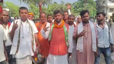 बाबूबरही: विधानसभा-34 से समता पार्टी के प्रत्याशी महावीर मंडल ने नामांकन किया