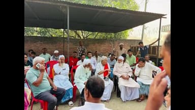 हसनपुरा: लहेजी गांव में वृद्ध की हत्या, पूर्व विधायक ने परिजनों से की मुलाकात
