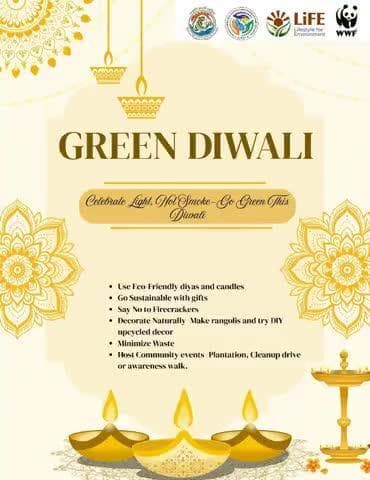 With ‘Green Diwali’ Campaign, WWF-India EIACP Programme Centre inspires Citizens towards a Swachh, Shubh and Green Diwali under #MissionLiFE