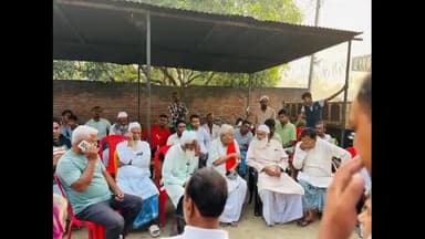हसनपुरा: हसनपुर: लहेजी गांव में वृद्धि की हत्या के बाद पूर्व विधायक अमरनाथ यादव ने परिजनों से मुलाकात की
