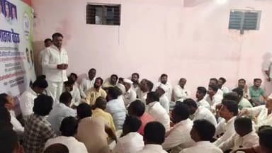 शिरूर कासार: शिरूर कासार येथे राष्ट्रवादी शरद पवार गटाची बैठक संपन्न, जिल्हाध्यक्ष मस्के यांच्यासह अनेकांची उपस्थिती