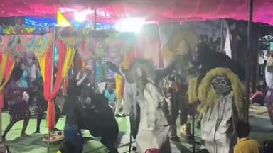 बलौदा: कोसमंदा गांव के तल्हा पारा में काली पूजा के दौरान निकाली गई भव्य झांकी, ग्रामवासियों में उत्साह