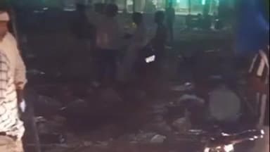 गोला: गोला में पटाखा दुकान में लगी आग, दीपावली की रात चिंगारी से पटाखे जले