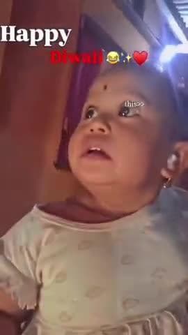 happy diwali 🪔🎇 #happydiwali cute baby happy diwali wish आप सभी को हार्दिक शुभकामनाएं लातेहार के वासियों को फॉलो में