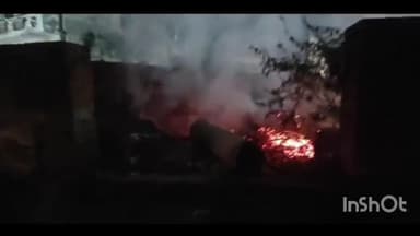 गंगापुर: गंगापुर सिटी की नसिया कॉलोनी में पटाखे से लगी भीषण आग, हड़कंप मच गया, फायर ब्रिगेड ने आग पर पाया काबू