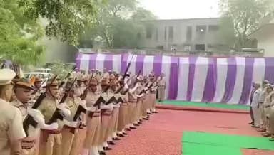 कोटपूतली कस्बे में पुलिस लाइन में शहीद दिवस के अवसर पर श्रद्धांजलि सभा का आयोजन हुआ