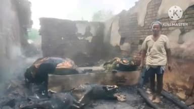 ಕಲಘಟಗಿ: ಆಕಸ್ಮಿಕ ಬೆಂಕಿ ಅವಘಡಕ್ಕೆ ಆಕಳುಗಳು ಸಾವು