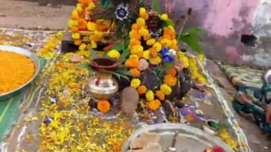 गुनौर: ग्राम पंचायत श्री की गौशाला में गोवर्धन पूजा, गो सेवकों को किया सम्मानित, रिमझिम बारिश में हुआ पूजन