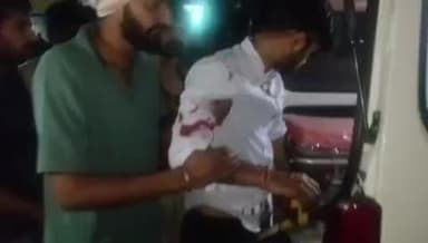 हरसोरा रोड पर बिजली ग्रेड के सामने दो बाइकों में आमने-सामने हुई भिड़ंत