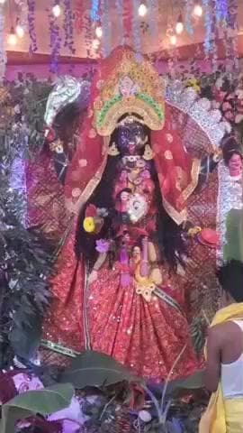 पूसा: पूसा रोड बाजार में काली पूजा का आयोजन किया गया