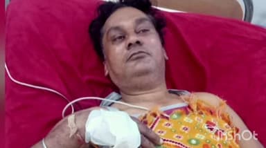 खेरागढ़: रिक्शा पर रखी लोहे की सरिया बाइक सवार से टकराई, बाइक सवार घायल
