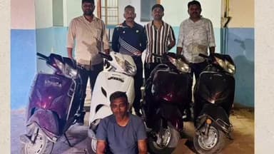 હારીજ: સંતસંગધામ રોડ નજીકથી હારીજ પોલીસે ચોરીના ચાર વાહનો સાથે એકટીવા ચાલકને ઝડપી પાડ્યો