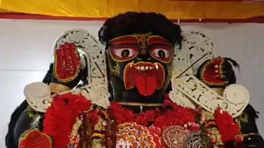 কাটোয়া ২: নলহাটির বড় ঠাকরুনের পূজোয় মহিষের কাটা মাথা নিয়ে উদ্যাম নৃত্য ভক্তদের, পাইকপাড়ায় ছোট ঠাকরুনের শোভাযাত্রা