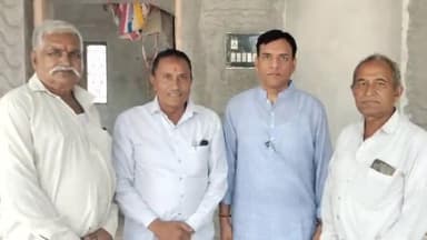 જેસર: વાણીયા વિરડી ખાતે મંત્રી દ્વારા મુલાકાત કરવામાં આવી આગેવાનો સાથે શુભેચ્છા મુલાકાત કરી