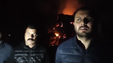 चिड़गांव: तहसीलदार धीरज ने कहा, गांवना गांव में शॉर्ट सर्किट से लगी आग, सब कुछ जलकर राख