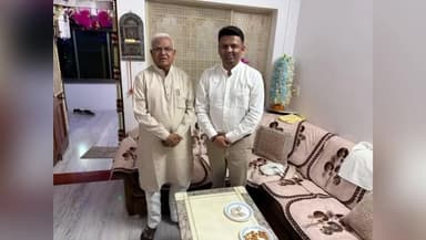 સુબીર: ડાંગ વલસાડના સાંસદ ધવલ પટેલે નવસારી ખાતે રાજ્યપાલ મધ્યપ્રદેશના મંગુભાઈ પટેલના ઘરે મુલાકાત લીધી