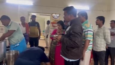 திருப்பத்தூர்: புதுத்தெரு பகுதியில் பள்ளி மாணவர்களுக்கு  தயார்  ஆகும் காலை உணவின் தரம் குறித்து எம்எல்ஏ நல்லதம்பி நேரில் ஆய்வு