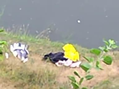 अवैध तरीके से बम धमाके से मछली मारते हुए और नदी में लोग स्नान करते हैं प्रशासन से अनुरोध है कि इस मामले को गंभीरता से ले
