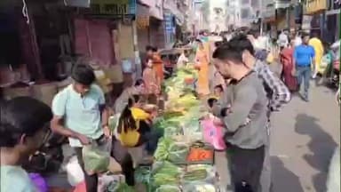 नीमच नगर: गोवर्धन पूजा पर नीमच का सर्राफा बाजार बना सब्जी मंडी, सैकड़ों साल पुरानी अनोखी परंपरा आज भी जीवित